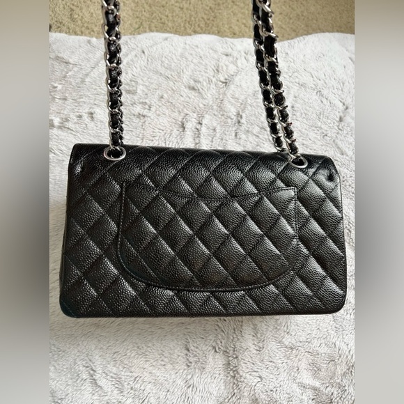Chanel Timeless Classic Medium Double Flap Bag Caviar Leather, Mother’s Day Gift - Picture 8 of 14